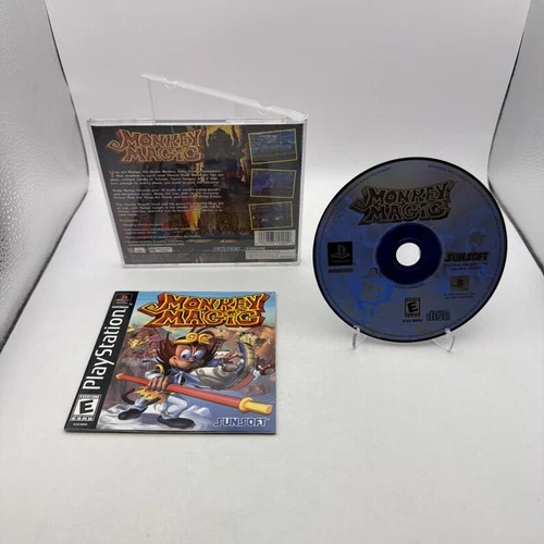 Monkey Magic (Sony PS1) CIB w/Manual PROFESSIONALLY RESURFACED WORKS MINT DISC