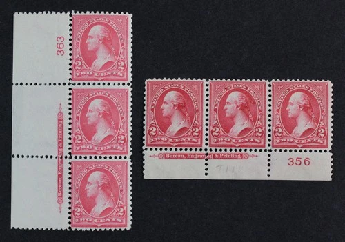 CKStamps: US Stamps Collection Scott#267 Strip Mint H OG