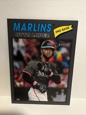 Otto Lopez 2026 Topps Heritage Black Border #345 - Miami Marlins