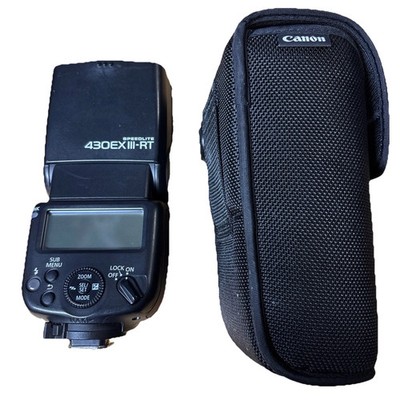 Canon Speedlite 430EX III-RT Shoe Mount for Canon Works PERFECT!