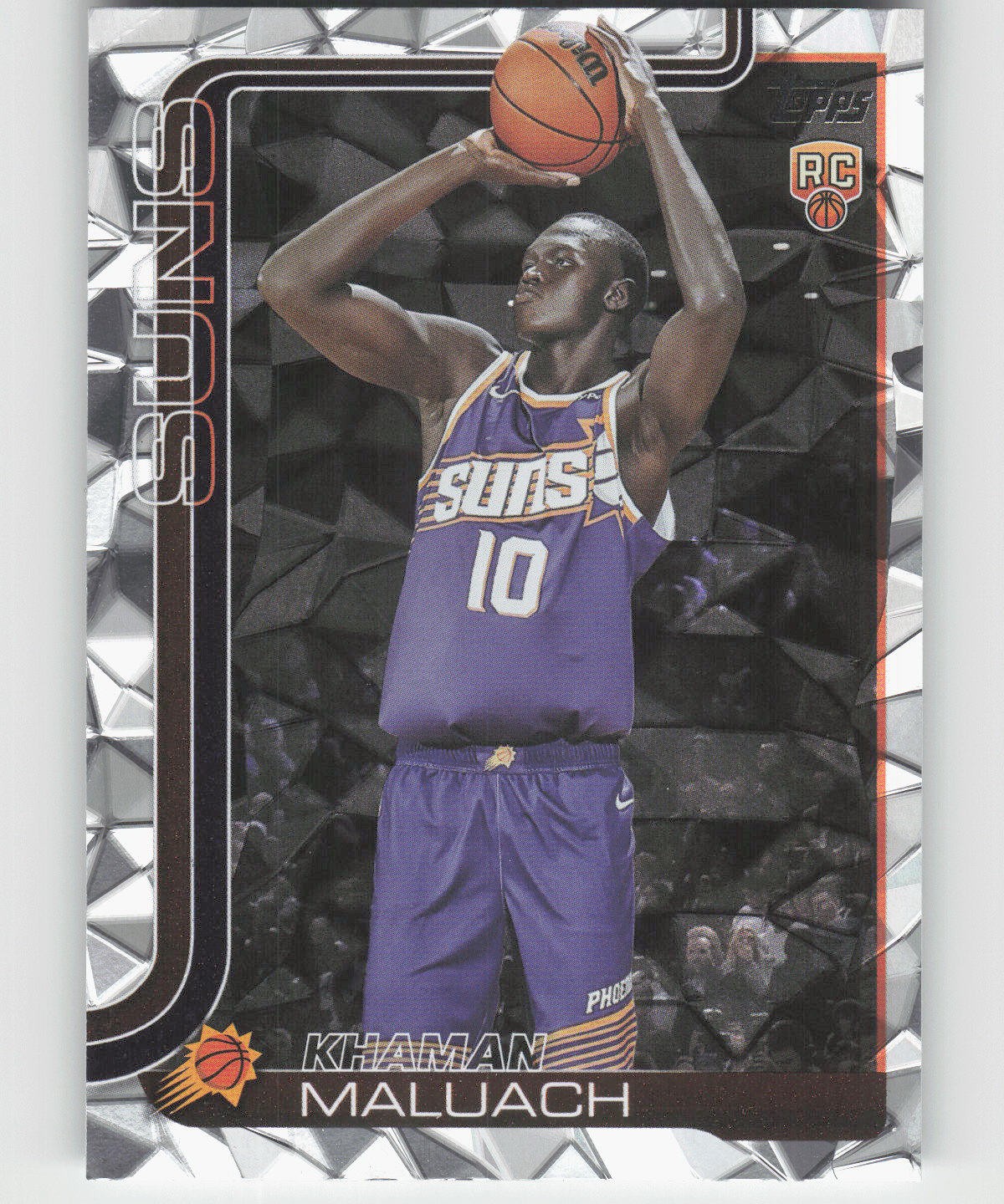 2025-26 Topps #210 Khaman Maluach Crackleboard