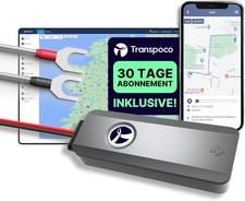 Echtzeit 4G GPS Tracker mit SIM & 30-Tage-ABO | Ortungsgerät für Autos &... 