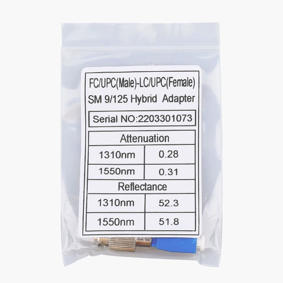 FC Male - LC Female Fiber Optic Adapter for Fiber Optical Power Meter Coupler K - Image 4 of 4