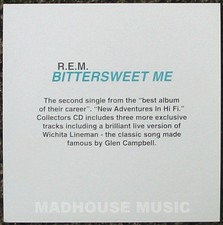 R.E.M. Bittersweet UK PROMO Only DISPLAY CARD Post Free* REM