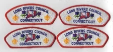 Longs RIvers Council Lot of 4 Shoulder Patches CSP [CSP-1665]