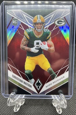 2022 Panini Phoenix Christian Watson RC Rookie Red #/250 Packers | eBay
