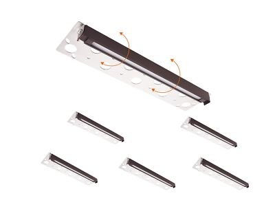 CLOUDY BAY [6 Pack] 12 Inch 12V-15 VAC/DC Low Voltage Hardscape Lighting Pave...