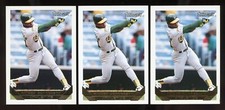 (3) 1993 Topps Gold RICKEY HENDERSON #750 Baseball Card LOT NM/NM-MT