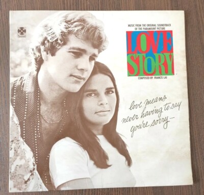 Love Story original soundtrack Paramount  1970 lp UK