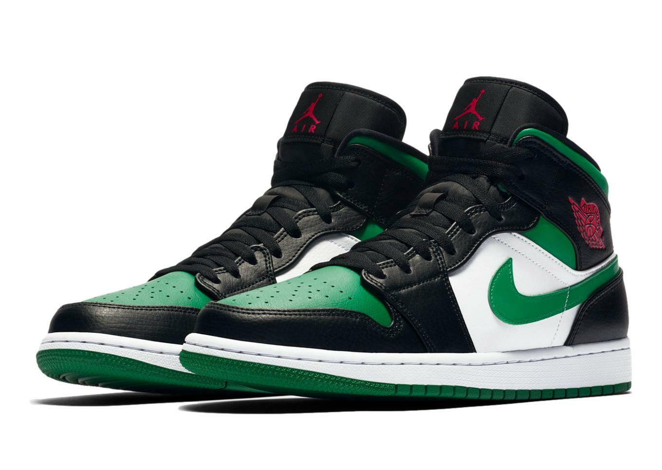Nike Men's Air Jordan 1 Mid 'Pine Green' Shoes 554724-067 | eBay