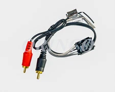 CAR AUDIO STEREO SPEAKER WIRE TO RCA ADAPTER LINE OUT HIGH LEVEL LOW CONVERTER