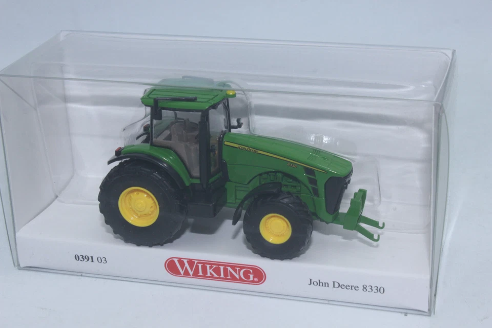 WIKING 039103 John Deere 8330 Tractor 1:87 H0 New Original Packaging - Image 3 of 4