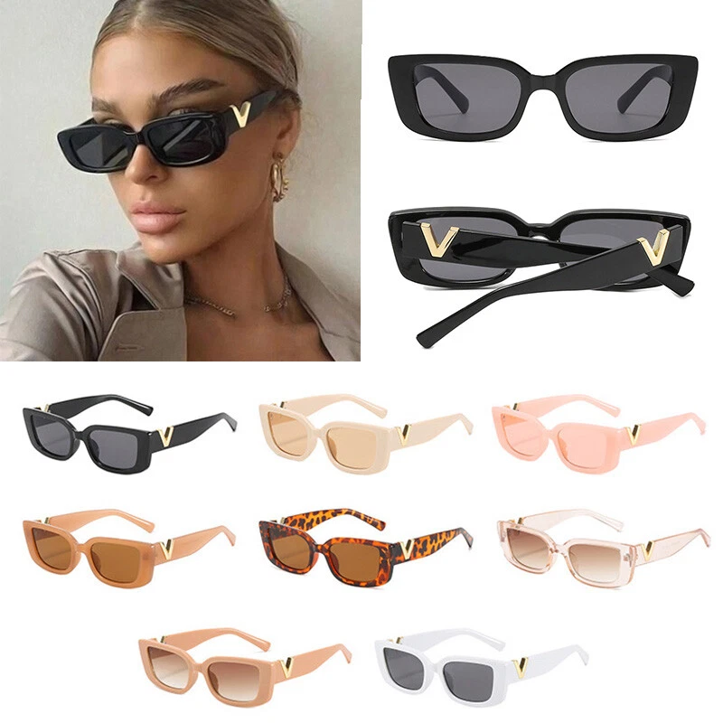 # Retro Rectangle Sunglasses Women Brand Designer Vintage Small Frame  SunGlasses