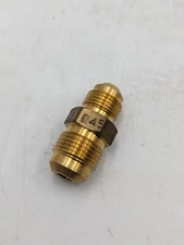 045 Gas Orifice Flare Male Union Coupler Reducer 3/4"-5/8" Brass Propane Fitting
