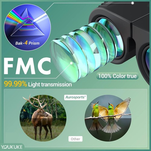10x25 HD Fernglas Feldstecher 1000M Nachtsicht Fernrohr Binocular Ferngläser - Bild 7 von 12