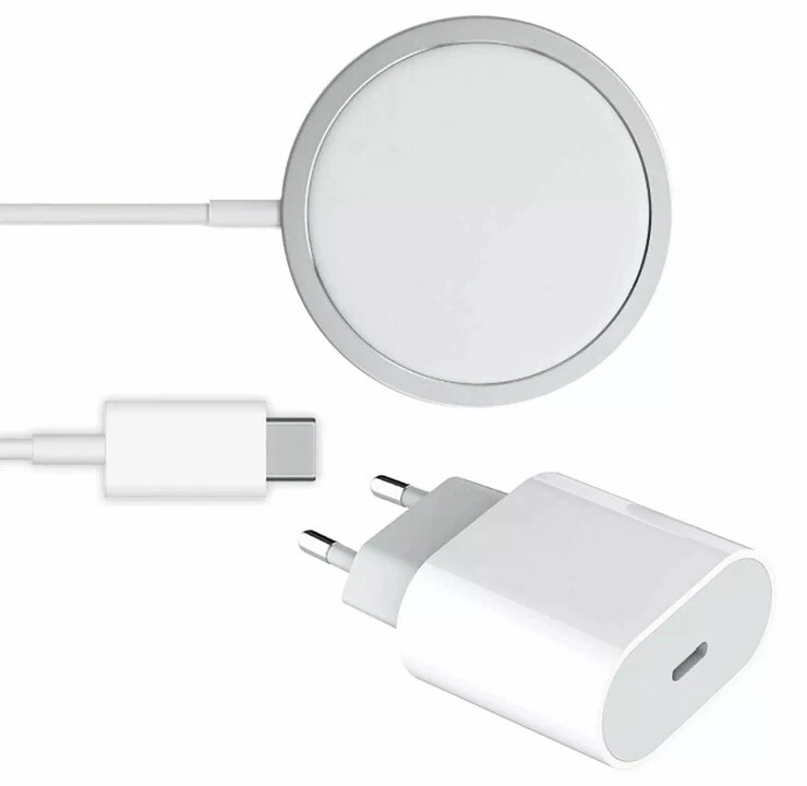 20W USB-C Power Adapter Schnellladegerät + 15W Magsafe Charger für iPhone 12 13 - Bild 4 von 4