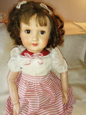 Alte große hübsche Wanderpuppe Eden Baby Paris 301 12 im Karton