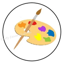 ART PALETTE PARTY ENVELOPE SEALS LABELS STICKERS PARTY FAVORS