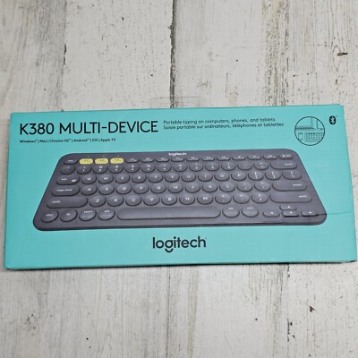 Logitech K380 Multi-Device Wireless (QWERTY) Standard Bluetooth Keyboard
