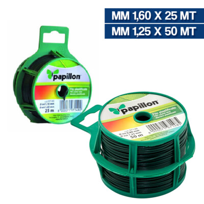 Rotolo Filo Zincato Verde Per Legatura Piante - 1,2 Mm, 20 Metri, Per