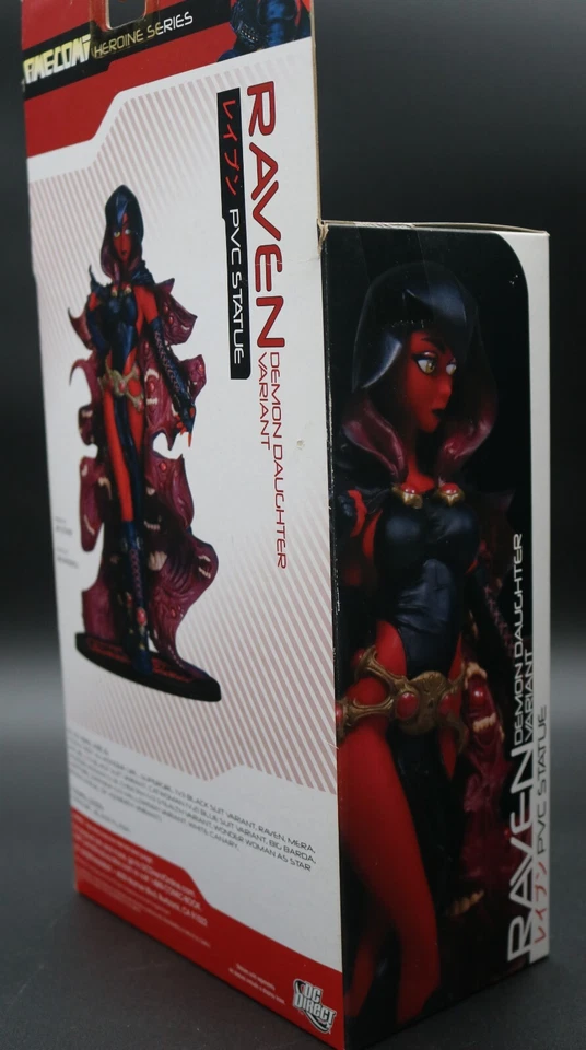 Estátua DC Direct Ame-Comi Raven Demon Daughter variante PVC na caixa - Imagem 2 de 4