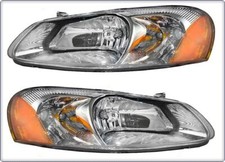 2x SCHEINWERFER HAUPTSCHEINWERFER USA FÜR CHRYSLER DODGE SEBRING STRATUS 2001-02