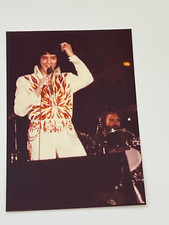 ELVIS PRESLEY ORIGINAL VINTAGE KODAK PHOTO DAYTON OCT 26TH 1976 STAMPED LOOMIS