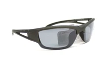 Panama Jack POLARIZED Dark Green Half Rim Wrap Sunglasses 100%UV 25707SPO030 NWT