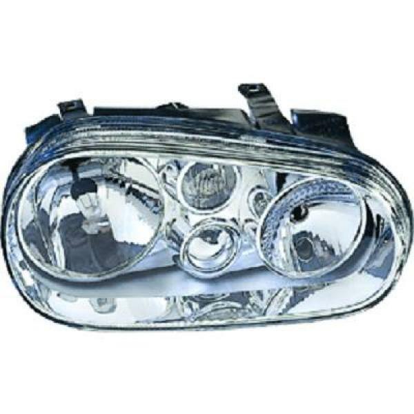 Scheinwerfer Rechts Passend FüR VW Golf Baujahr 1998-2033 Mit Nebellampe-image