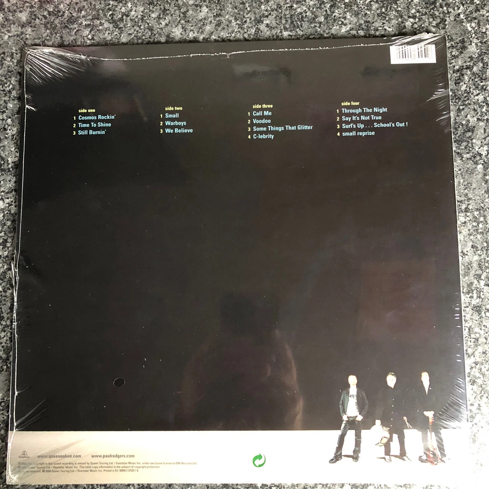 DOUBLE LP QUEEN + PAUL RODGERS THE COSMOS ROCKS 2008 EUROPE 1ST PRESS NEW SEALED - Image 3 of 3