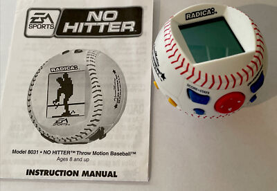 1999 No Hitter Throw-Motion Baseball EA Sports Electronic Handheld Game  w/Manual