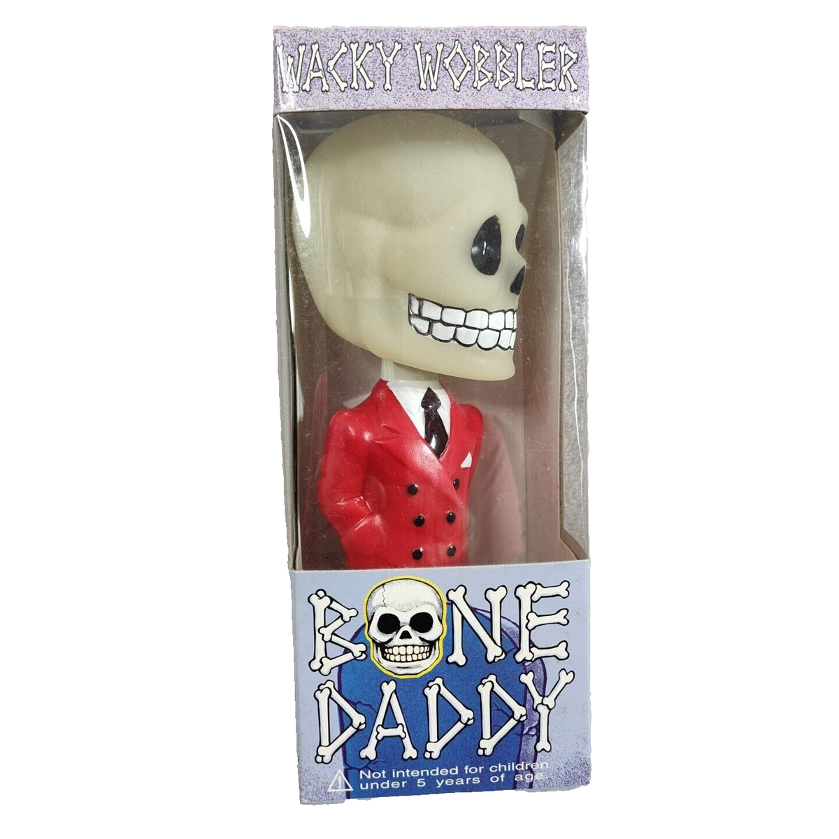 Funko Wacky Wobbler Bone Daddy Glow in the Dark Bobblehead Red