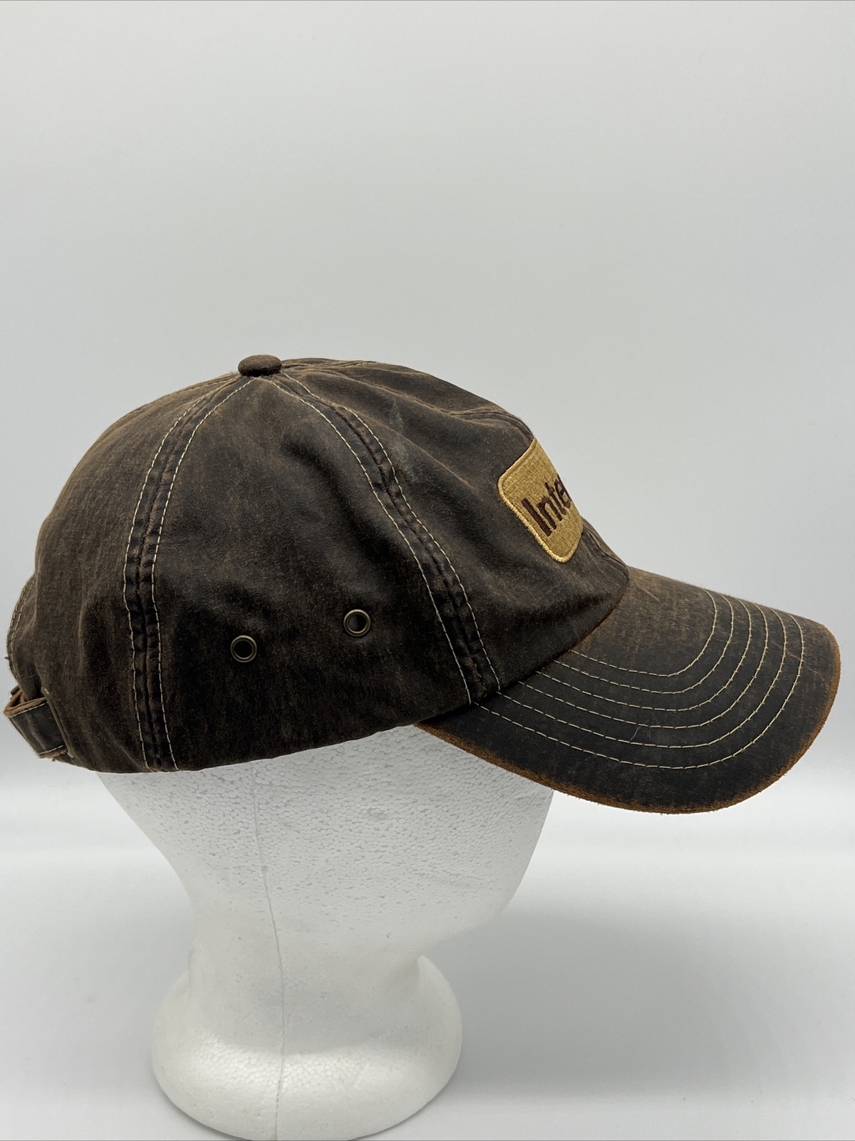 Intertek Ball Cap Hat Adjustable Baseball Brown - image 5