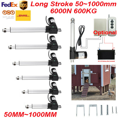DC 24V 6000N Elektrischer Linearantrieb 50MM 1000MM Linearmotor Linear Actuator