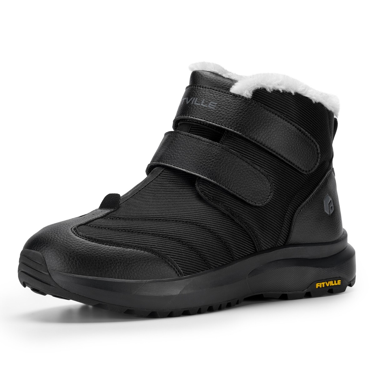 FITVILLE SNOW BOOTS IN BLACK FitVille Men main image 2