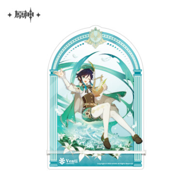miHoYo Genshin Impact Venti Acrylic Stand Figures Mobile Phone Holder Official
