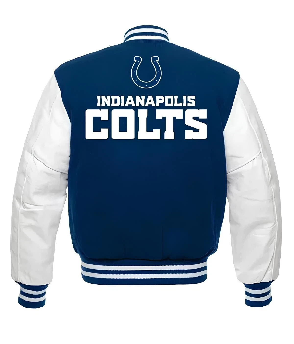 Indianapolis Colts Royal Blue Body White Varsity Jacket