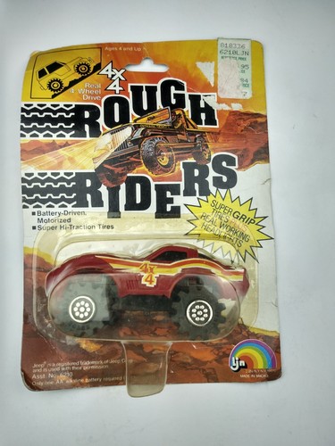 Extremely Rare 1970s LJN Rough Riders Red Corvette 4x4 New Sealed Vintage - Picture 4 of 14
