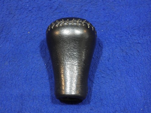 1994-1998 Ford Mustang Cobra Black OEM Leather Manual Shifter Shift Knob PN - Picture 5 of 9