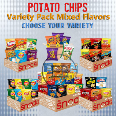 Potato Chips Lays Doritos Fritos Cheetos Ruffle Takis Snack lot Mix VARIETY PACK