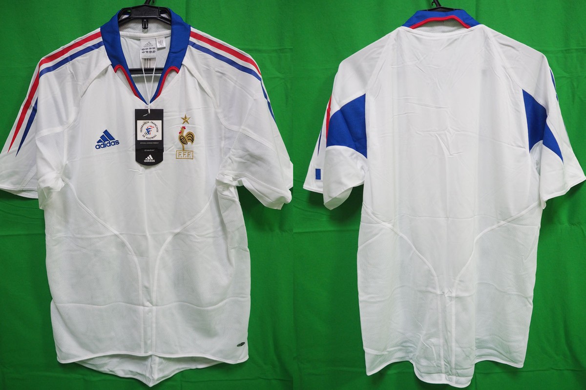 2004-2005 France FFF Jersey Shirt Maillot Away UEFA EURO Adidas 