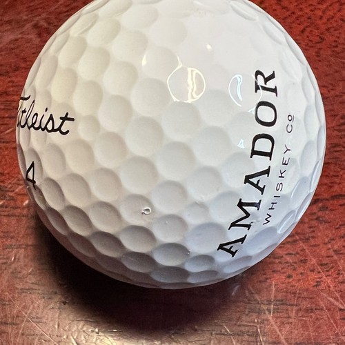 Amador Whiskey Co. Liquor Logo Used Pro V1 Golf Ball (L-13-10) - Picture 4 of 8