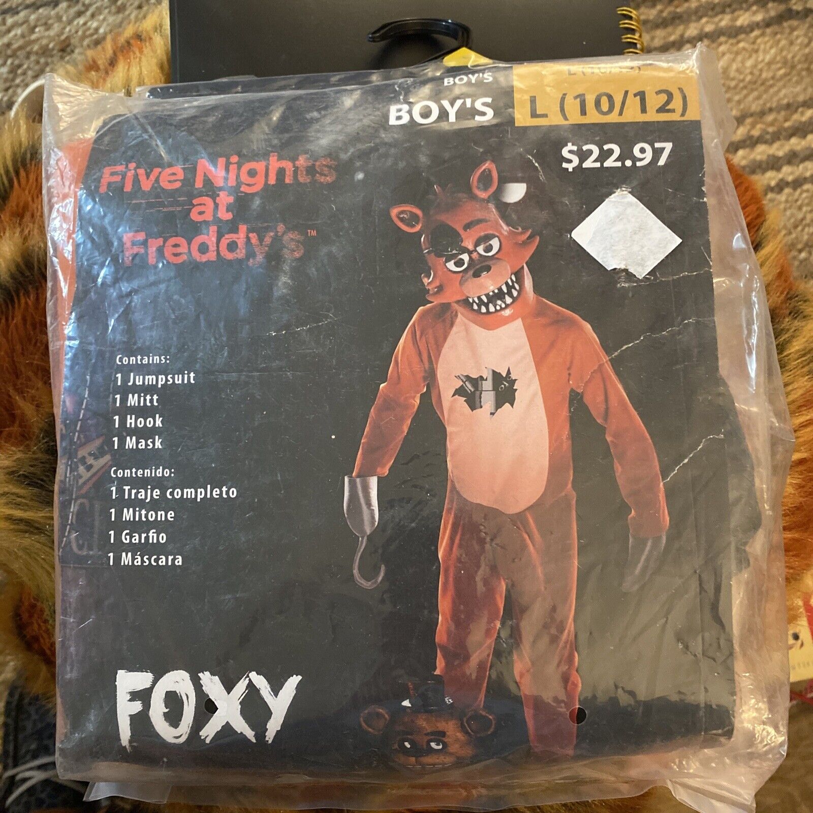 Rubie's Boys' Five Nights at Freddy's Foxy Costume - Size L