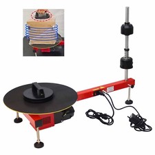 15.7" Electric Stretch Film Wrapping Machine Semi-auto Film Turntable Baler 220V