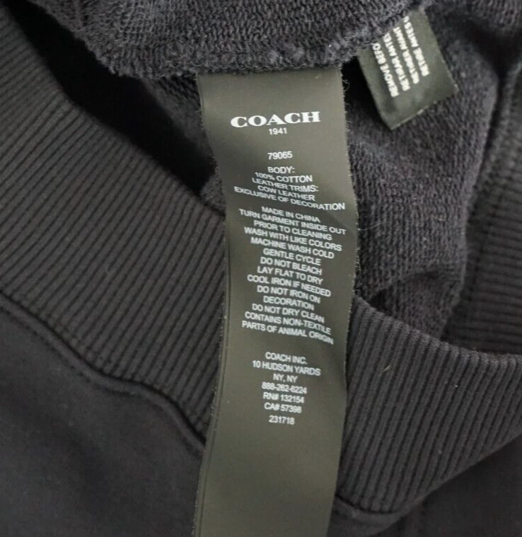 FELPA COACH REXY RICAMATA CON STAMPA KAFFE FASSETT BAMBINO XS 79065