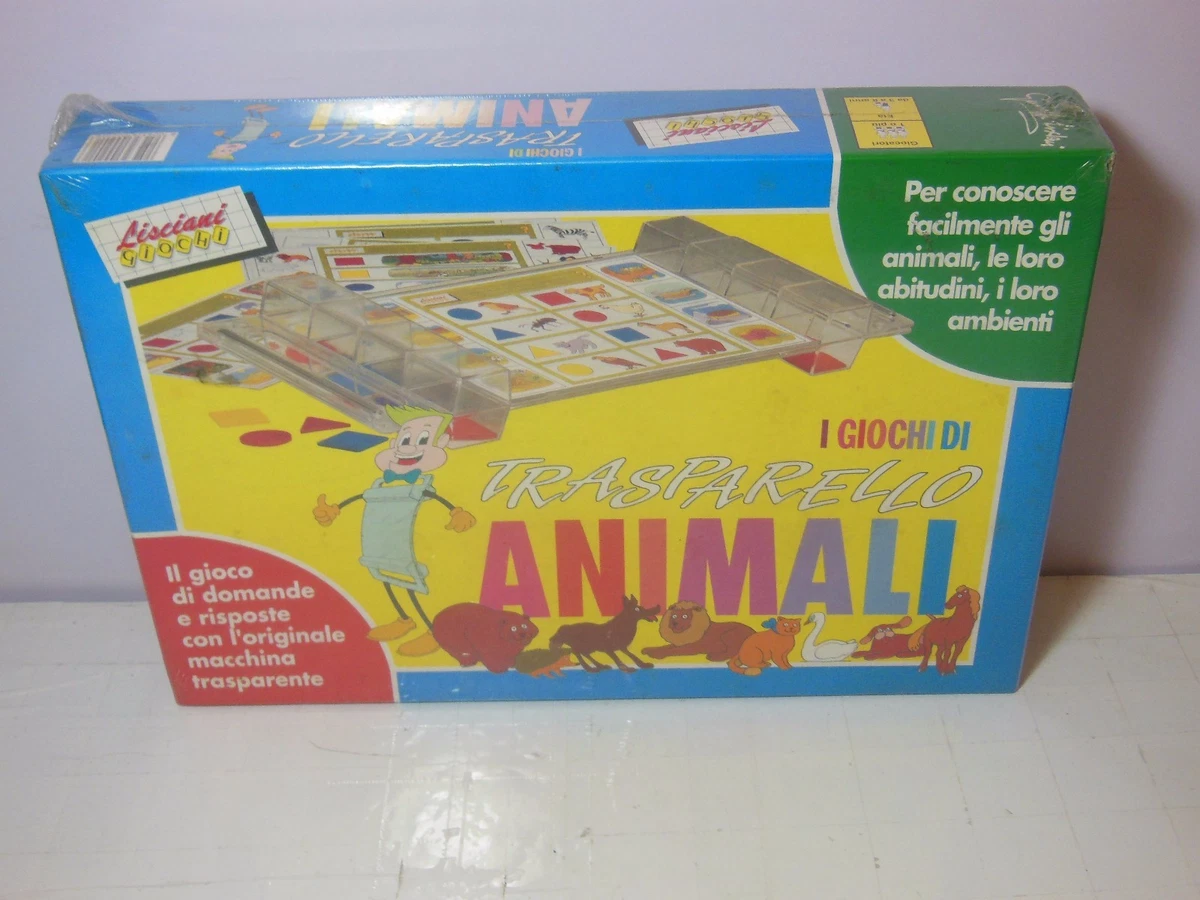 I GIOCHI DI TRASPARELLO ANIMALI - LISCIANI GIOCHI - Gioco da