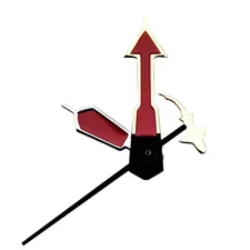 Red Fish Stainless Steel Watch Hands Set For NH35 NH36 Automatic Movement