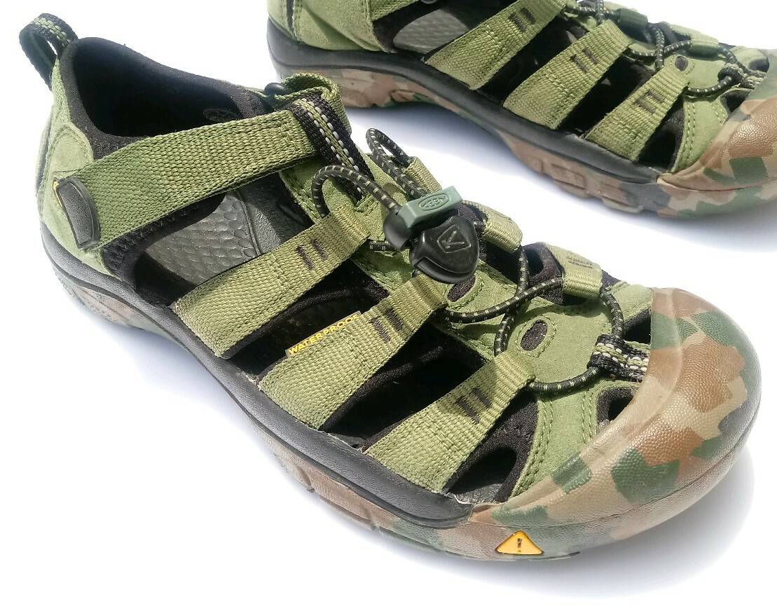 Keen Green Camo Newport impermeabile H2 uomo taglia 5 US donna taglia 6 5 US
