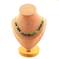 Steine Und MinéRaux. Halskette 20 Perlen Epidot Aus Myanmar (Birma) . Kette IN