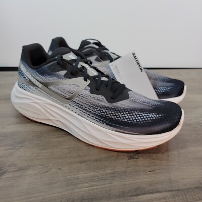 Salomon AERO GLIDE Athletic Road Running Shoes Men's Size 14 Black Grey 472108